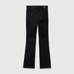 Jeans bootcut taille haute denim noir femme