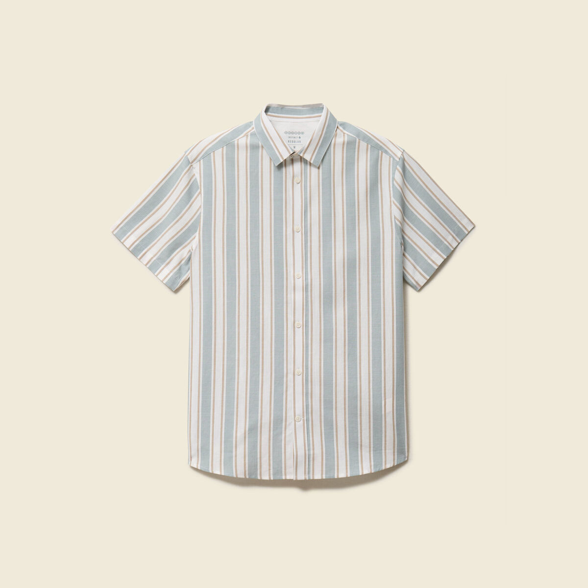 Chemise manches courtes vert clair homme
