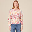 Pull éco-responsable mauve femme