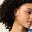 Boucles d'oreilles clous couleur or femme