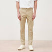 Pantalon chino slim beige homme
