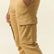 Pantalon battle bas resserré vert kaki homme