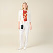 Veste blazer éco-responsable ecru femme
