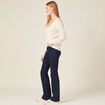 Pull manches longues ecru femme
