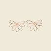 Boucles d'oreilles clous couleur or femme