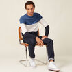 Pull éco-responsable bleu foncé homme