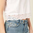 T-shirt éco-responsable blanc femme