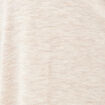 T-shirt cintr&eacute; col rond manches longues beige femme
