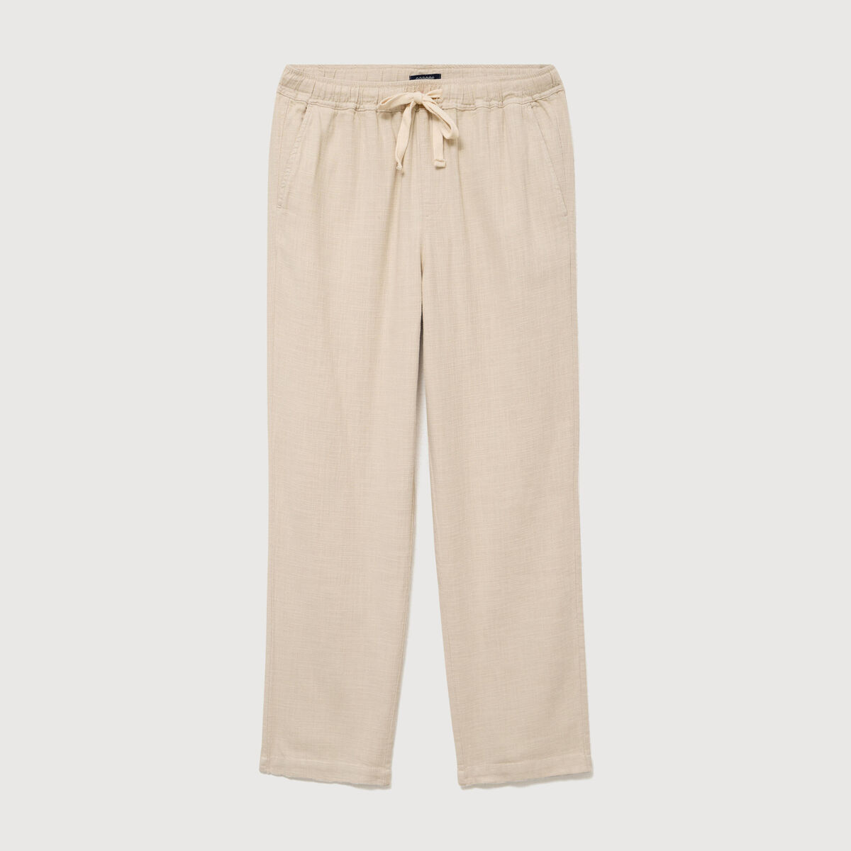 Pantalon straight en coton sable homme