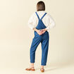 Salopette en denim denim stone femme