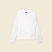 Sweat à capuche ecru homme