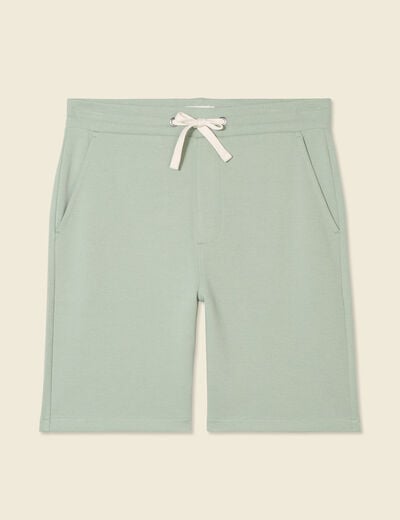 Bermuda vert olive homme