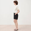 Short taille haute noir femme