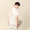 T-shirt manches courtes ecru homme