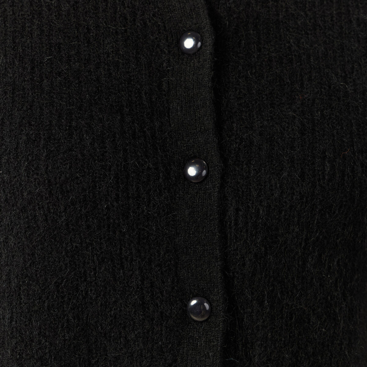 Gilet manches longues noir femme