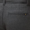 Pantalon paperbag gris femme