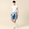 T-shirt manches courtes ecru homme