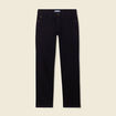 Jeans regular longueur 34 denim noir homme
