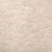 Gilet droit manches longues creme femme