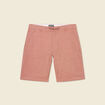 Bermuda droit marron cognac homme