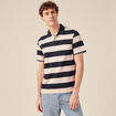 Polo manches courtes bleu marine homme