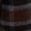 Surchemise oversize manches longues marron homme