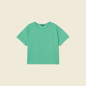 t shirt manches courtes vert femme T-shirt manches courtes vert femme