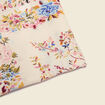 Foulard satin&eacute; ecru femme
