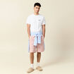 T-shirt manches courtes blanc homme