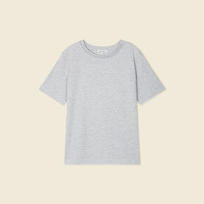 T-shirt manches courtes gris femme