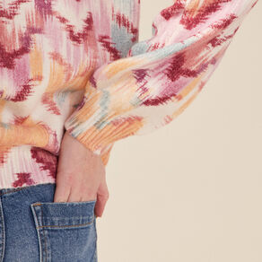 pull eco responsable mauve femme Pull éco-responsable mauve femme