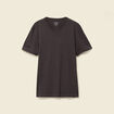 T-shirt manches courtes homme taupe homme