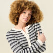 Gilet manches longues noir femme