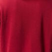 Sweat col rond manches longues rouge femme