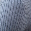 Pull col rond bleu gris homme