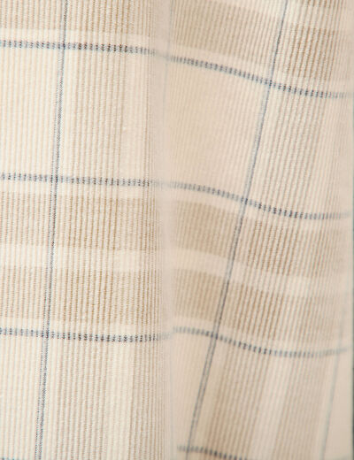 Chemise col classique manches longues sable homme