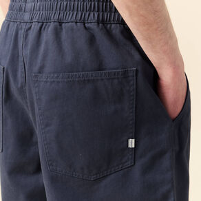 Bermuda droit bleu marine homme