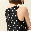 Top sans manches noir femme