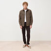 Pantalon chino jogger marron homme
