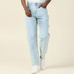 Jeans large charpentier denim bleach homme