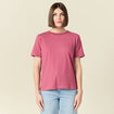 T-shirt manches courtes vieux rose femme