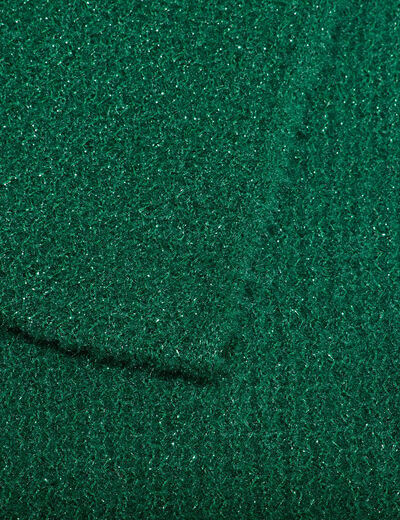 &Eacute;charpe tricot&eacute;e vert femme