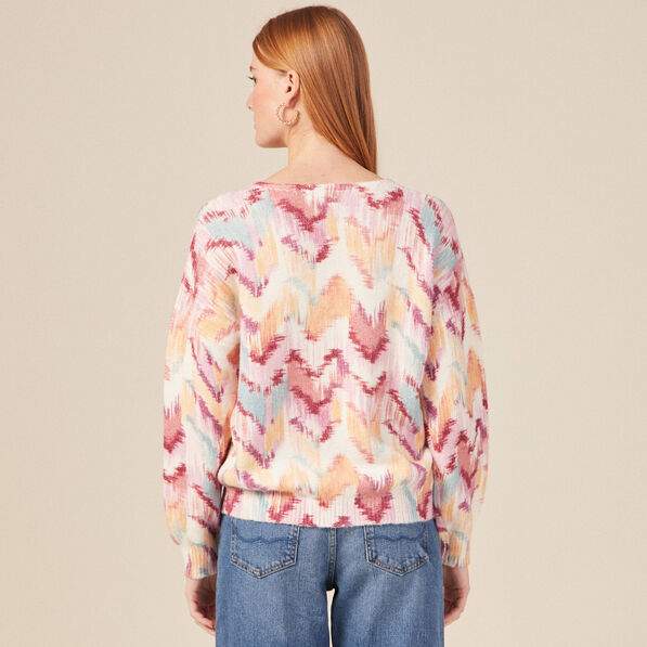 pull eco responsable mauve femme Pull éco-responsable mauve femme