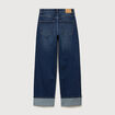 Jeans straight taille standard denim brut femme