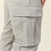 Pantalon battle bas resserré gris homme