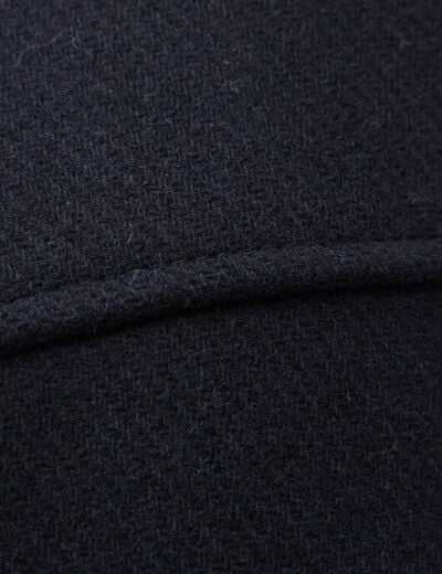 Blouson col classique manches longues bleu marine homme
