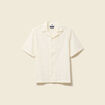 Chemise boyfriend en coton avec broderie ecru homme