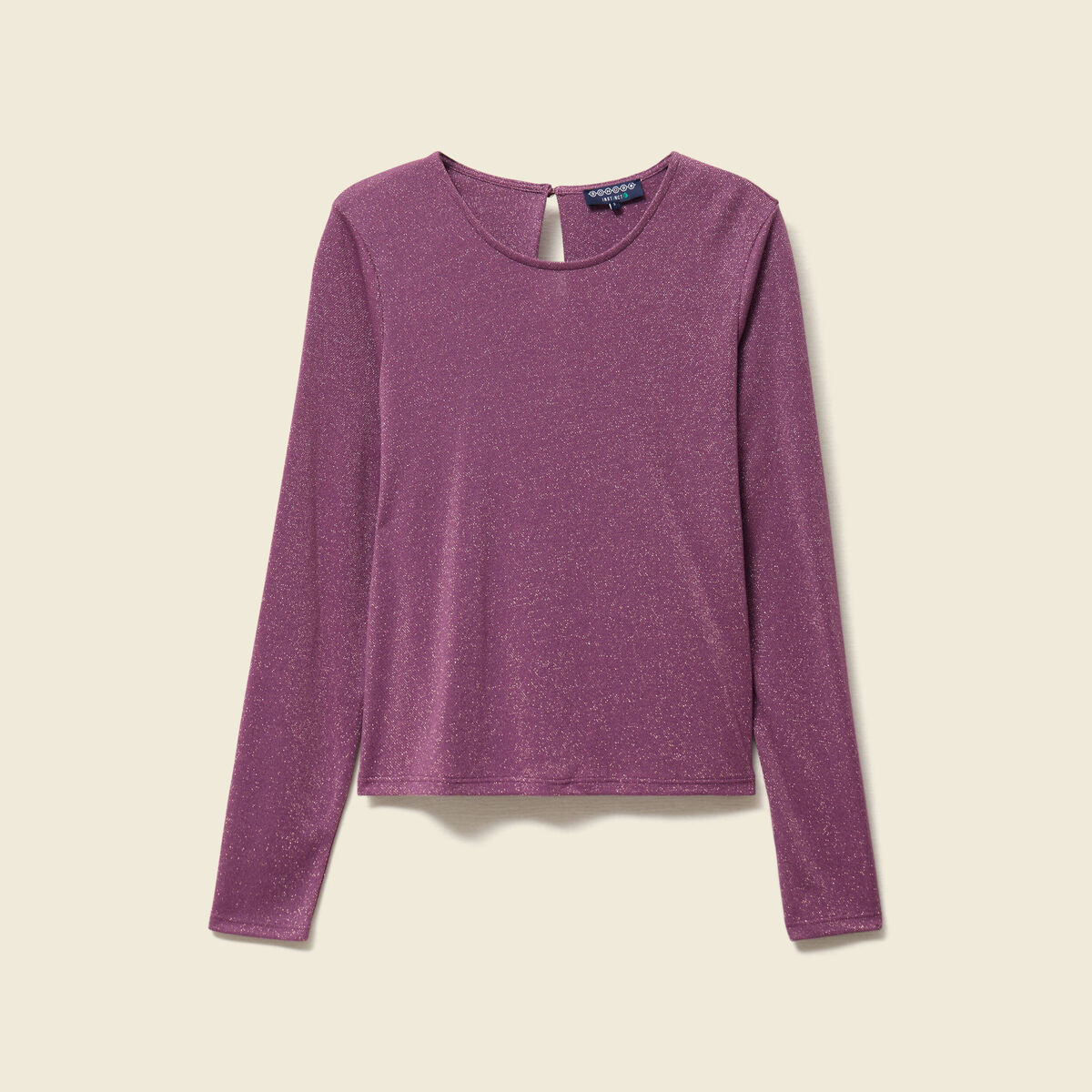 T-shirt manches longues violet femme