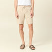Short droit à coulisse sable homme