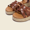 Sandales marron femme